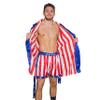 Balboa Apollo Movie Boxing American Flag Shorts for Men's & Women's view 3