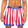 Balboa Apollo Movie Boxing American Flag Shorts for Men's & Women's view 4