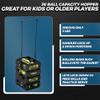 Tourna Pete Sampras Mini Ballport, Holds 36 Balls view 3
