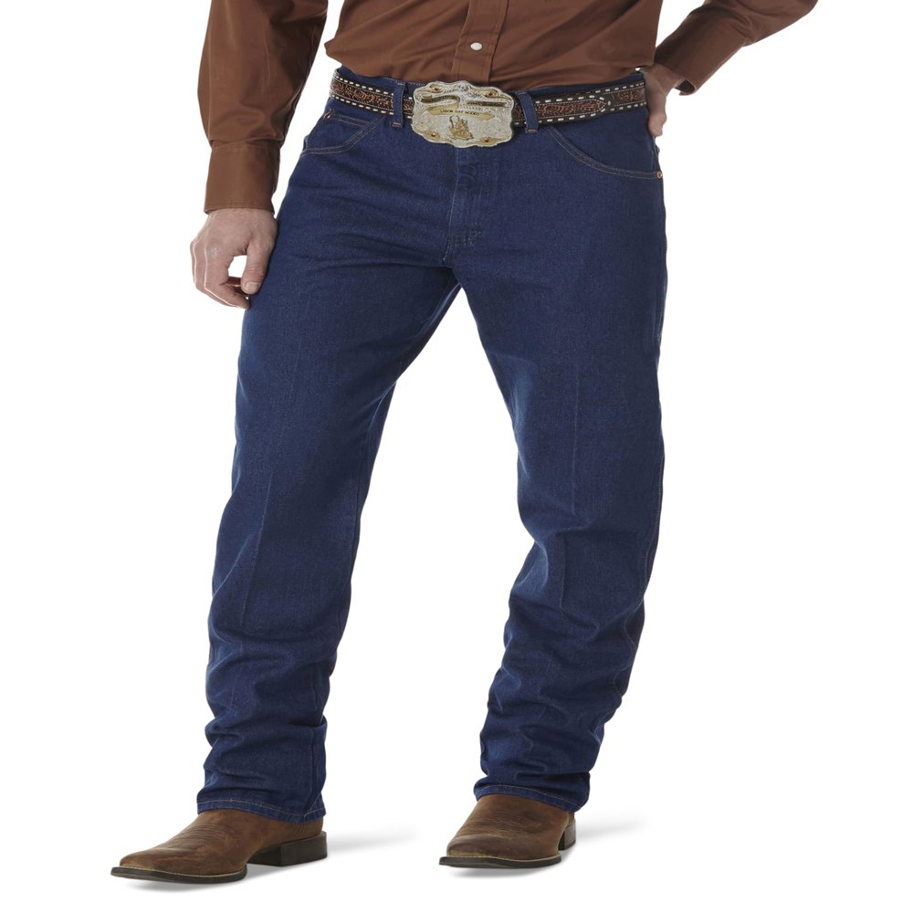 Wrangler Cowboy Cut Relaxed Fit Jean, Prewashed Indigo, 38W x 32L