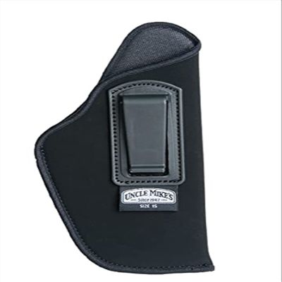 Uncle Mike's Inside-the-Pant Holster Open Style OT ITP Holster Black Size 1, RH, Clam 89011