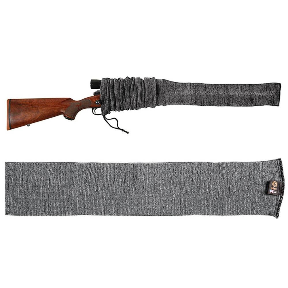 Allen Company Knit Gun Sock for Shotguns & Rifles with Scopes,Grey