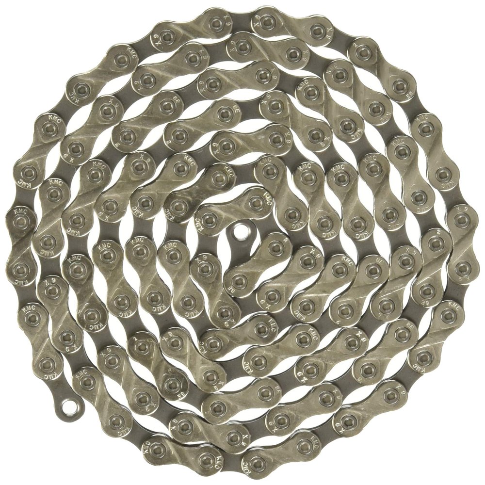 KMC X9 9-Speed X-Series Bicycle Chain | Compatible with Shimano, SRAM, Campagnolo and All Major Systems | Nickel Plate