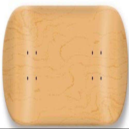 Moose Blank Skateboard Deck - Premium 7-Ply Maple Construction, Natural Wood, 8.25"