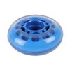 Player's Choice Roller Hockey Wheels Indoor 68mm 78A Soft Inline Skate Clear/Blue 8 Pack view 4