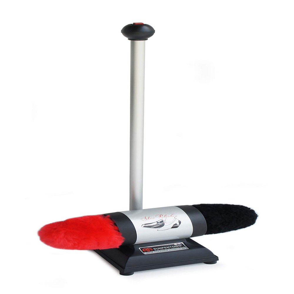 Sunpentown UC-989 Dual-Buffer Shoe Polisher w/Lamb Wool buffers