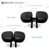 Ultimate Comfort: Hobson Easyseat II Split Bicycle Saddle - Adjustable, Ergonomic Design for Pain-Free Cycling, Doctor-Recommended for All Riders. view 4