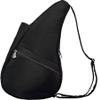 AmeriBag 19" Microfiber Healthy Back Bag Ergonomic Crossbody Sling for Everyday Use, Travel & Walking Comfort (Black) view 4