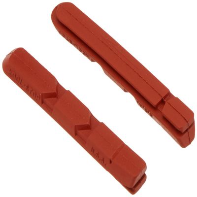 Kool Stop V Bicycle Brake Pad Inserts (Salmon)