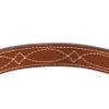 Bianchi B12 Fancy Stitched Belt, 1.5" Width, Tan Finish, Brass Buckle, SZ38 view 3