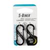 Nite Ize S-Biner Dual Carabiner Stainless Steel, Size 1, Black, 2 count (Pack of 1) view 1