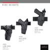 Safariland 6360 Duty Holster, Fits Sig Sauer P226R with Surefire X300L Light, Level III Retention, STX Tactical Black, Right Hand view 4