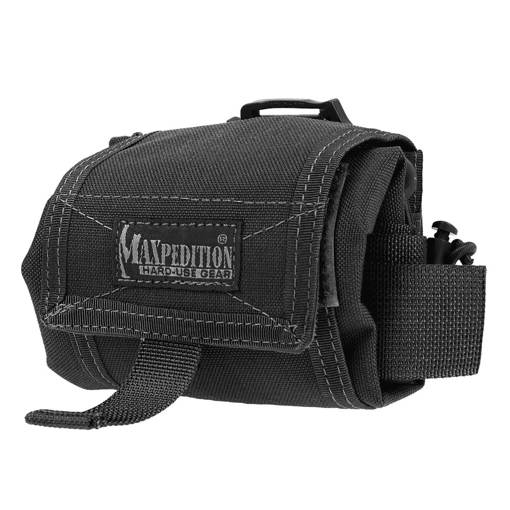 Maxpedition Mega Rollypoly Folding Dump Pouch (Black)