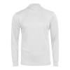Hot Chillys Men's Peach Skins Solid Zip-T Lightweight Relaxed Fit Base Layer Top | Thermal Long Sleeve Shirt for Men, White, Size: M view 1