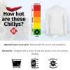 Hot Chillys Men's Peach Skins Solid Zip-T Lightweight Relaxed Fit Base Layer Top | Thermal Long Sleeve Shirt for Men, White, Size: M view 4