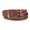 Dockers Men's Leather Braided Casual and Dress Belt,tan Glazed,38 view 2