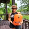 New Wave Swim Bubble for Open Water Swimmers and Triathletes - Swim Safety Buoy Float (Orange) view 4