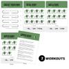 NewMe Fitness Resistance Bands Workout Cards, Instructional Fitness Deck for Women & Men, Beginner Fitness Guide to Training Exercises at Home or Gym view 3