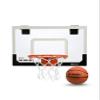 SKLZ Pro Mini Basketball Hoop - 18" x 12" Clear, Shatterproof Backboard, Breakaway Rim, Heavy Duty Net, & 5" Ball - Easy Mount Padded, Slide-On Over-Door Mounts - Suitable for Office, Dorm, Bedroom view 1