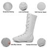 MSMAX Adult Dance Boots High Top Ballet Jazz Dancing Sneakers White 8 M US Women view 2