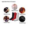 MSMAX Adult Dance Boots High Top Ballet Jazz Dancing Sneakers White 8 M US Women view 3