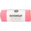 Shandali Hot Yoga GoSweat Microfiber Hand Towel in Super Absorbent Premium Lemonade Pink Suede for Bikram, Gym, and Outdoor Sports. 16 x 26.5 inches. view 1