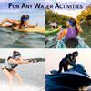 Water Gear Adult Ear Wrap - Secure Blue Headband for Swimmers with Sensitive Ears, Prevents Infections view 3
