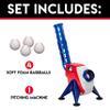 Franklin Sports Kids Pitching Machine - Plastic Baseball Pitching Machine for Kids Batting Practice - MLB Power Pitcher with Adjustable Speeds view 3