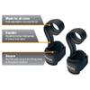 Harbinger 360531 Big Grip No-Slip Nylon Lifting Straps with DuraGrip (Pair), Pro, Black, 11.5 inches view 2
