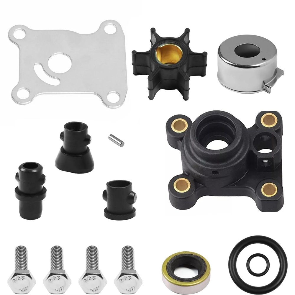 Full Power Plus Impeller Kit For Johnson Evinrude 8-15HP Outboard With Housing 1974-UP 18-3327,394711