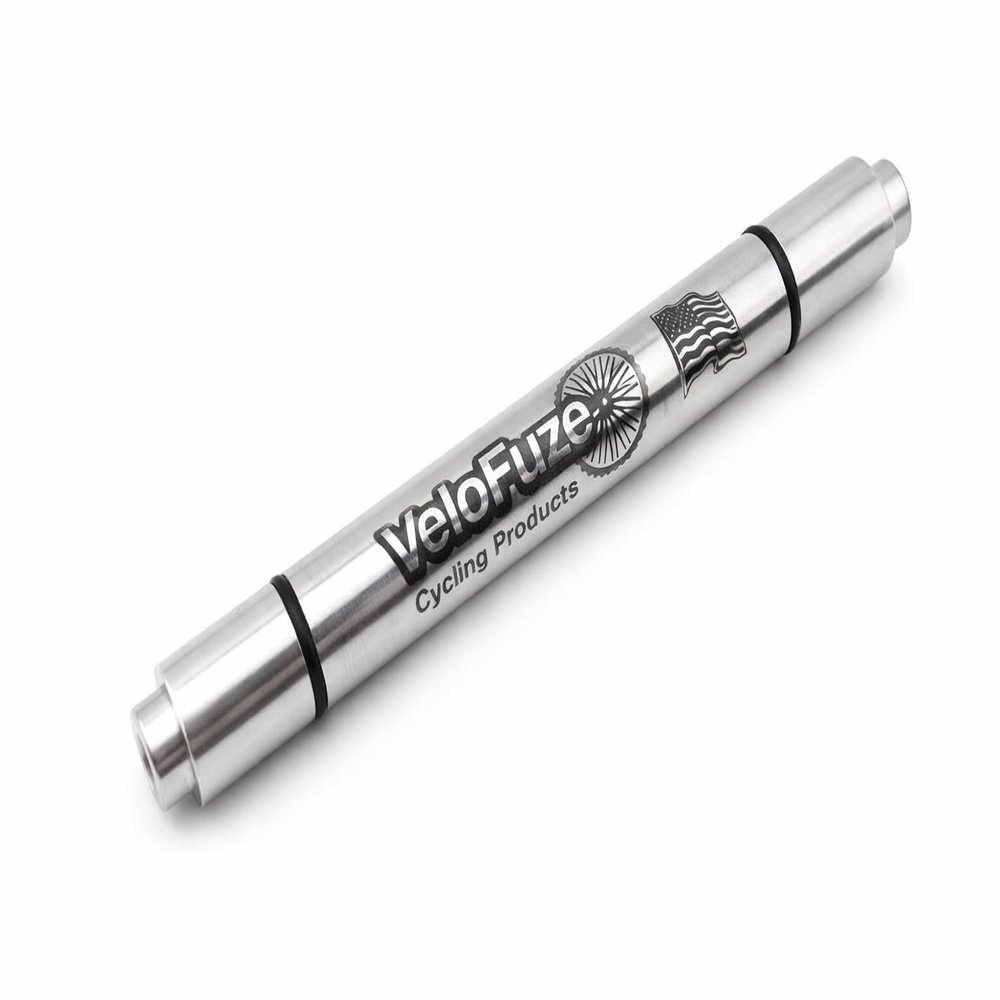VeloFuze Cycling Products 12mm x 142mm Thru Axle Adapter to 5mm Quick Release Skewer