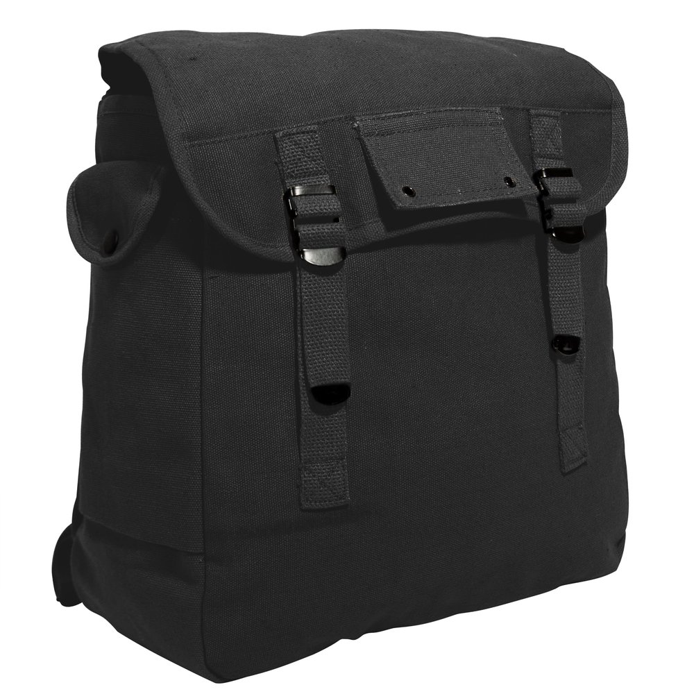 Rothco Heavyweight Canvas Musette Bag  Rugged EDC Travel Outdoor Hiking Backpack
