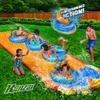 BANZAI Spin Out Slide W/Spin Disk Bodyboard(2 Handles) - 14'L X5 8" W view 2