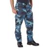 Rothco Tactical BDU Pants  Rugged Cargo Outdoor Hiking EDC Work Uniform, Sky Blue Camo, 2XL view 1