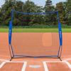 FORTRESS 7' x 7' Pitch-Thru Protection Screen - Pop-up Softball and Baseball Pitching Screen - Carry Bag Included view 1