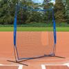 FORTRESS 7' x 7' Pitch-Thru Protection Screen - Pop-up Softball and Baseball Pitching Screen - Carry Bag Included view 3