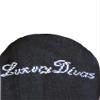 Luxury Divas Black Thin Knit Thigh High Over The Knee Socks view 3