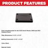 Scotty #1036 Mounting Plate Only for #1026 Swivel Mount, Black view 2