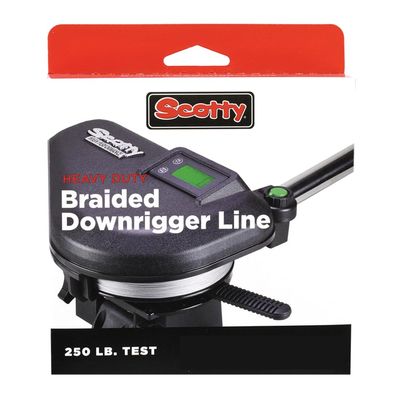 Scotty #2202K Premium Braided Fiber Downrigger Line with Kit (400 Feet)