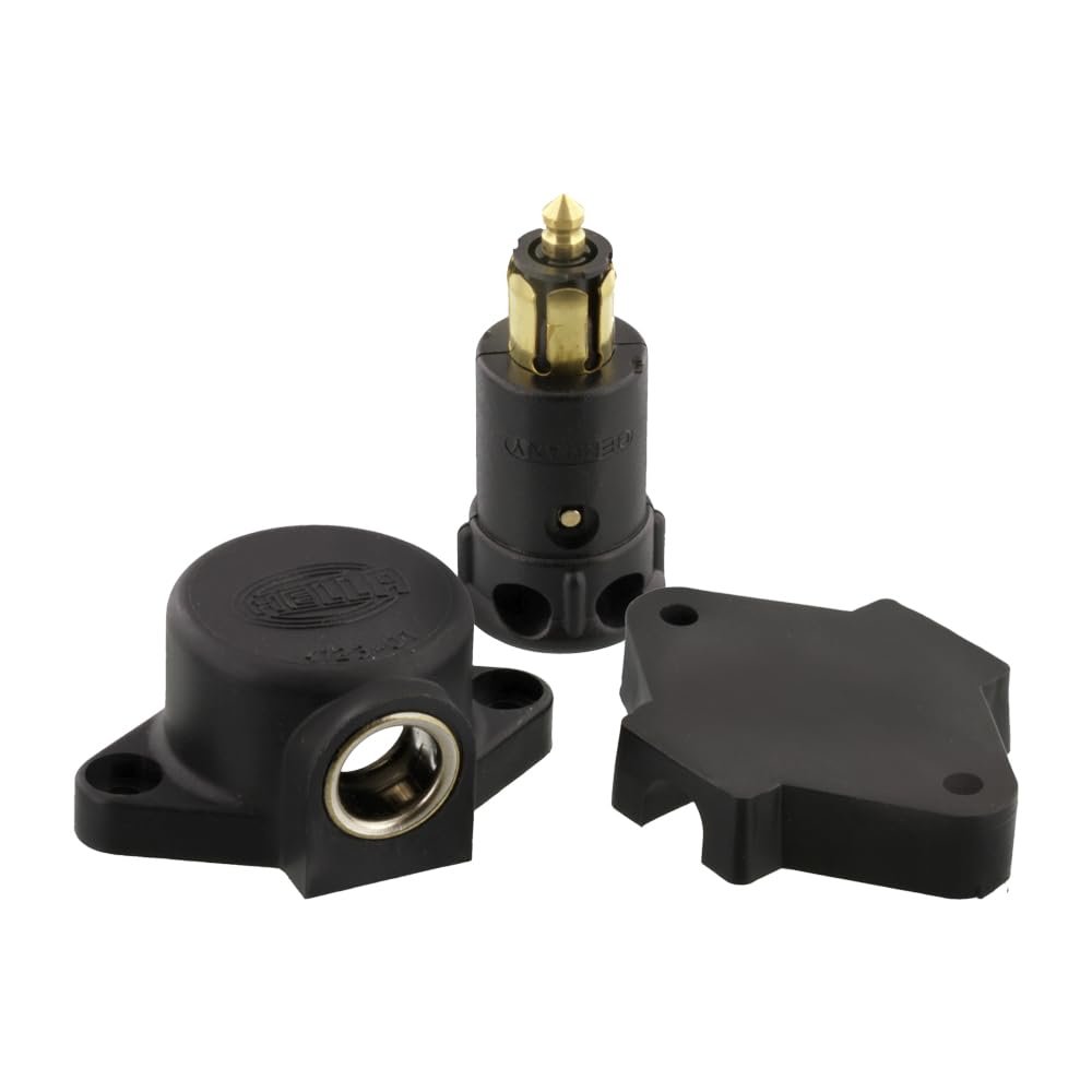 Scotty #1125 Depthpower Hella Electric Plug and Socket Black, Small