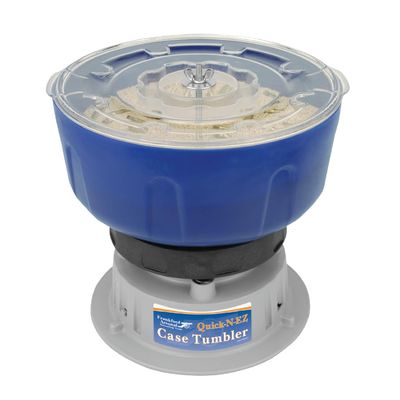 Frankford Arsenal Quick-N-EZ Vibratory Case Tumbler with Clear Viewing Lid and Durable Construction for Reloading, Cleaning and Dry Tumbling Brass Cases