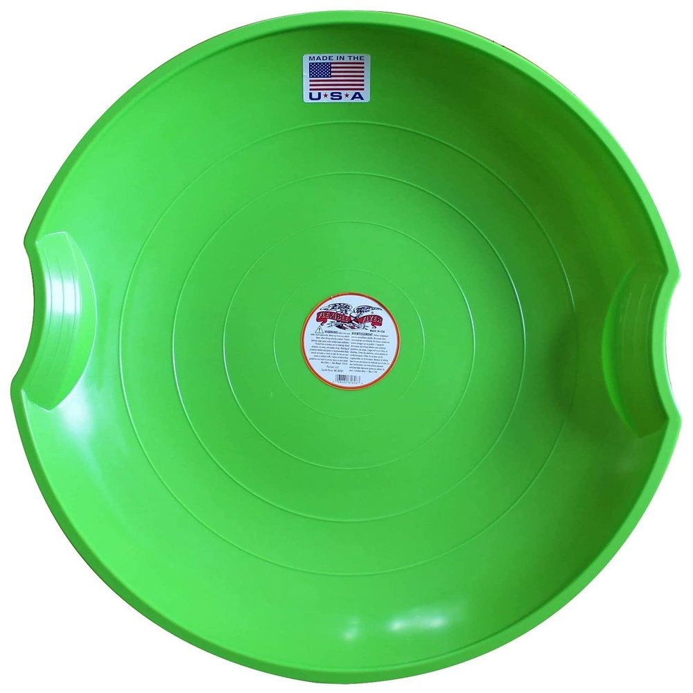 Flexible Flyer Snow Saucer Sleds. Round Sand Slider Disc Toy (Colors May Vary) , 26"
