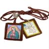 JMJ Products, LLC Our Lady of Guadalupe Brown Scapular with Medals view 1