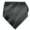Scott Allan Men's Black Tie | Jacquared Woven Solid Black Neckties | Premium Quality Tie's for Men Black view 1