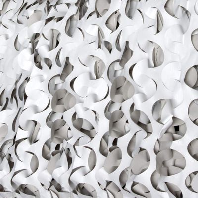 CamoSystems Premium Series Ultra-lite Camouflage Netting, Small, 7'10" W x 9'10" L, Snow - White/Light Gray