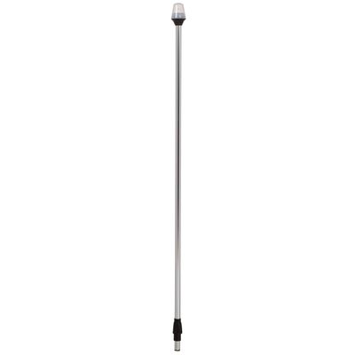 attwood 5110-42-7 All-Round Frosted Globe Light, 2-Mile 360-Degrees Illumination, 9-Watt Wedge-Base Lamp, 42-Inch Pole