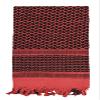 Shemagh Tactical Desert Scarf, Red/Black view 1