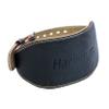 Harbinger Padded Leather Contoured Gym Weightlifting Belt with Suede Lining and Steel Roller Buckle for Lifting Support Small view 1