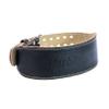 Harbinger Padded Leather Contoured Gym Weightlifting Belt with Suede Lining and Steel Roller Buckle for Lifting Support Large,Black view 1