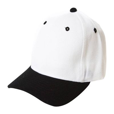 TOP HEADWEAR Baseball Cap Hat- White/Black